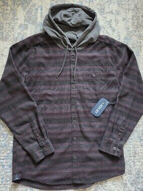 Kolby Men's Shirt Jacket With Hood NWT